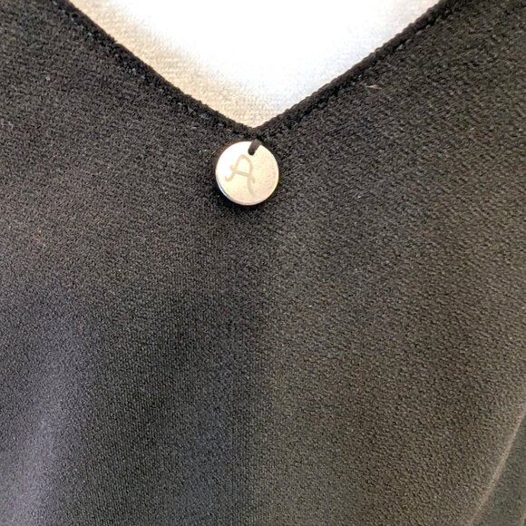 NWT Alice + Olivia | AIR Cate Bodycon Black Mini Dress w/ Sheer Mesh Panel | 12 - Picture 10 of 13